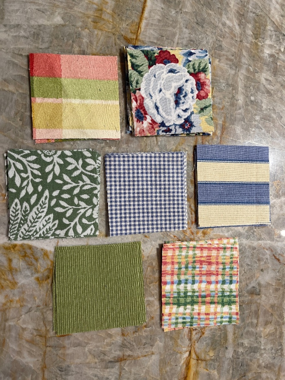 4" Inch Quilt Squares 45 Count